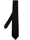 Fursac Jacquard Silk Tie In Schwarz