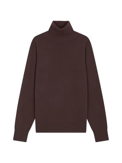 Fursac Turtleneck Sweater In Brown