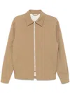 Fursac Button-up Jacket In Neutrals