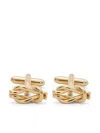 Fursac Twisted Cufflinks In Gold