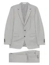 Fursac Two-piece Wool Suit In Gray