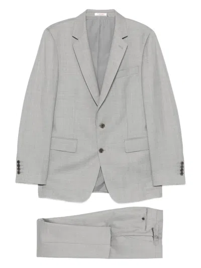 Fursac Two-piece Wool Suit In Gray