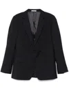 Fursac Virgin Wool Blazer In Black