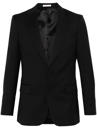 Fursac Virgin Wool Blazer In Black