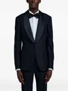 Fursac Virgin Wool Blazer In Blue