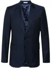 Fursac Virgin Wool Blazer In Blue