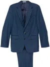 Fursac Virgin Wool Suit In Blue
