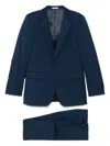 Fursac Virgin-wool Suit In Blue