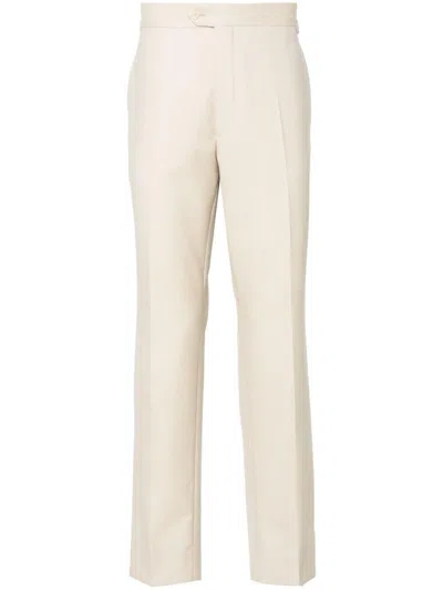 Fursac Pressed-crease Trousers In Neutrals