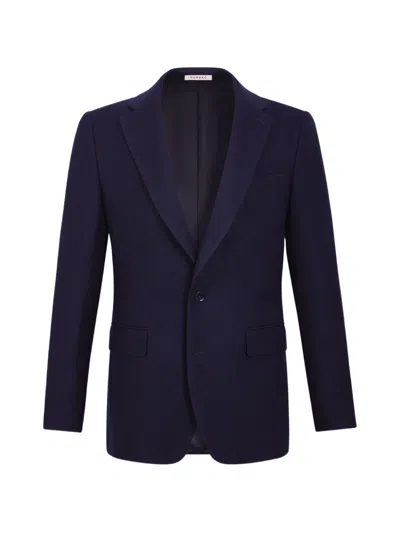 Fursac Virgin-wool Blazer In Blue