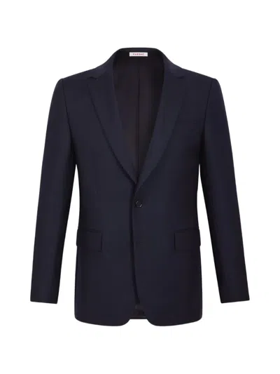 Fursac Virgin-wool Suit Jacket In Black