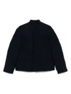 Fursac Wool Duffle Jacket In Blue