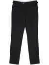 Fursac Wool Tapered Trousers In Blue