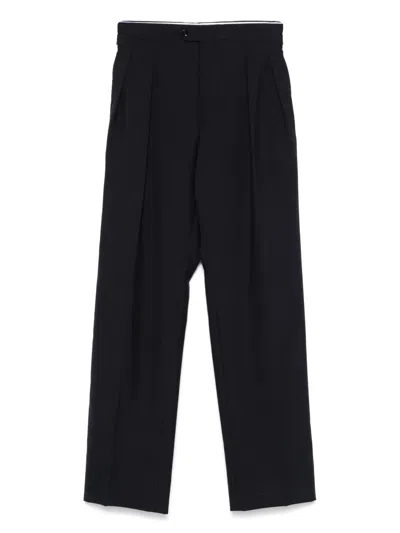Fursac Wool Trousers In Blue