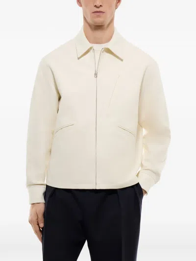 Fursac Zip-fastening Lightweight Jacket In Neutral