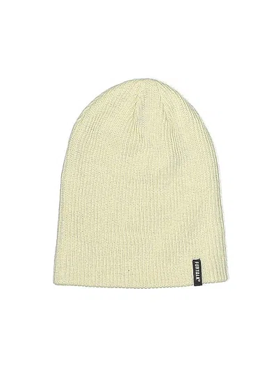 Pre-owned Furtalk Beanie Hat In White