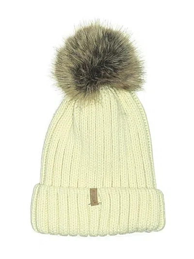 Pre-owned Furtalk Kids' Beanie Hat In White
