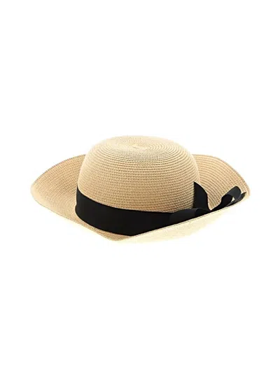 Pre-owned Furtalk Sun Hat In Brown