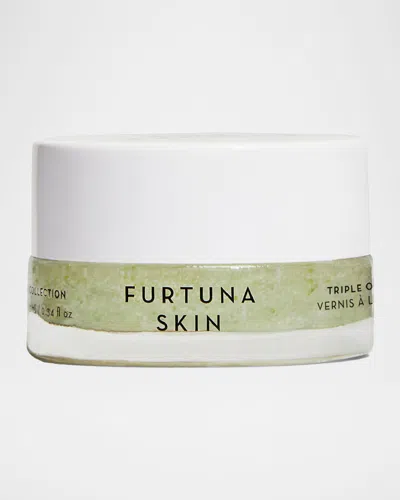 Furtuna Skin Triple Olive Lip Polish, 0.3 Oz. In White
