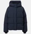 Fusalp Barsy Hooded Down Ski Jacket In Blue