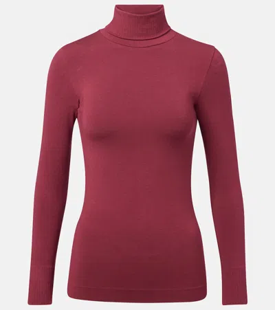 Fusalp Alisier Technical Turtleneck Sweater In Pink