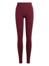 Fusalp Alliance Ribbed-texture Logo-patch Leggings In Red