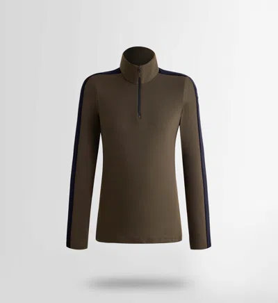 Fusalp Alpille Zip-up Sweater In Green