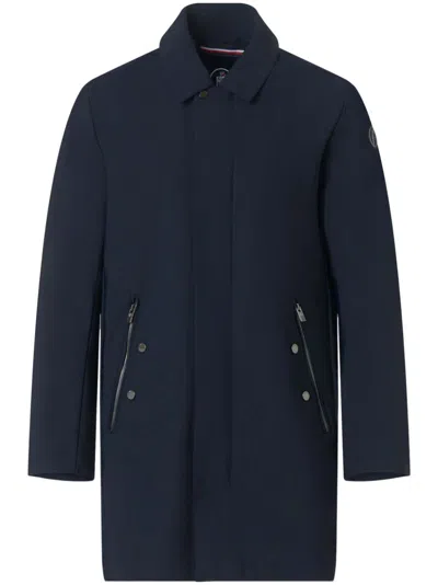 Fusalp Amaro Trench Coat In Blue