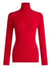 Fusalp Ancelle Ribbed-knit Sweater In Red