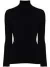 Fusalp Womens Noir Alisier Turtle-neck Stretch-knit Top Xs In Blue