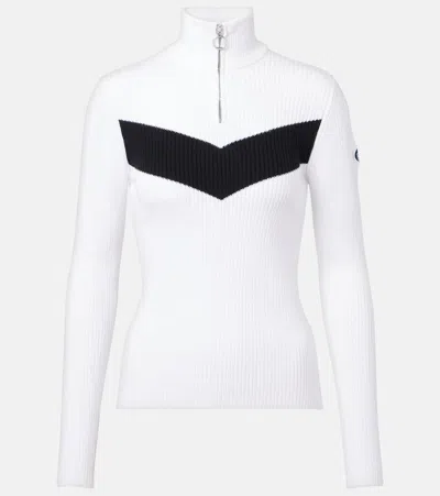 Fusalp Andromede Ribbed-knit Ski Top In White
