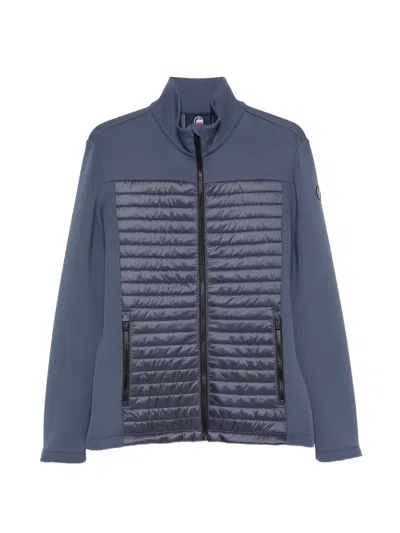 Fusalp Aspon Ii Quilted-panel Sweatshirt In Blue