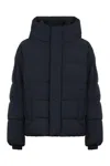 Fusalp Atila Hooded Short Down Jacket In Blue