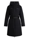 Fusalp Belted Coat In Black