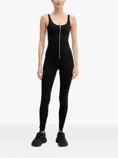 Fusalp Biarrita Zip-up Performance Jumpsuit In Animal Print