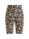 Fusalp Biarro Leopard-pattern Shorts In Brown