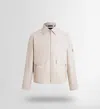 Fusalp Fralis Chambray Patch-pockets Bomber Jacket In White