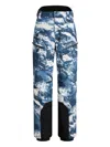 Fusalp Brakonz Adjustable Mountain-print Ski Bottoms In Blue