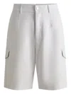 Fusalp Cargo-pocket Bermuda Shorts In White