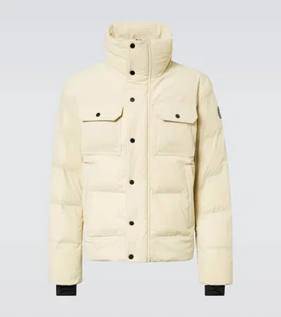 Fusalp Carlo Corduroy-trimmed Ski Jacket In White