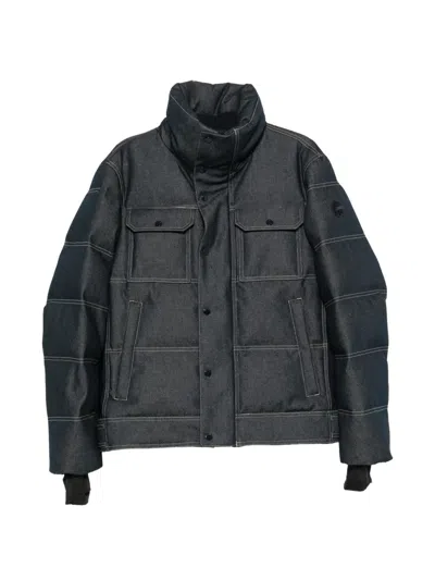 Fusalp Carlo Denim Padded Jacket In Black