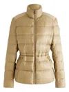 Fusalp Cinched Quilted Puffer Jacket In Neutral
