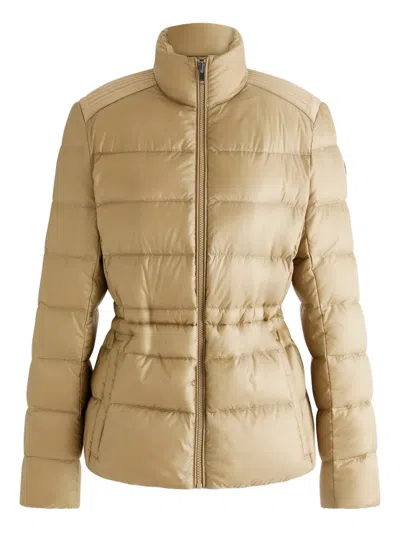Fusalp Cinched Quilted Puffer Jacket In Neutral