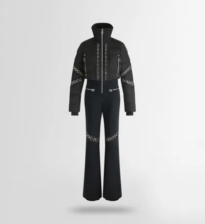 Fusalp Combinaison De Ski Clarisse Eyelet In Black