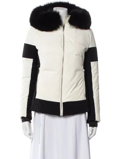 Pre-owned Fusalp Colorblock Pattern Down Jacket