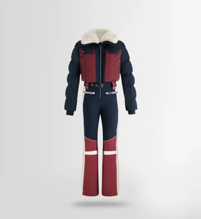 Fusalp Combinaison De Ski Karei In Dark Red