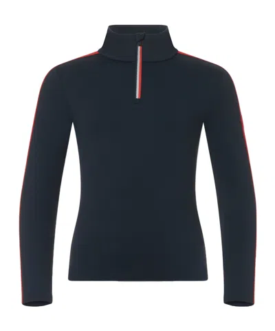 Fusalp Contrasting-stripe Logo Jumper In Black