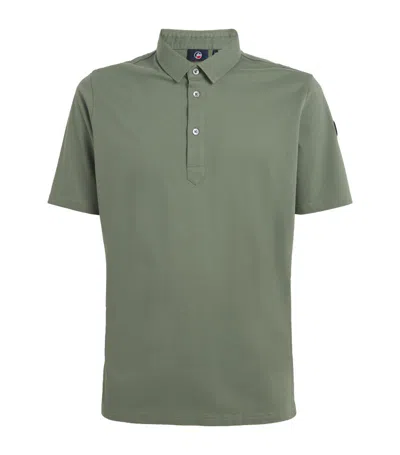 Fusalp Cotton Germain Polo Shirt In Green
