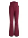 Fusalp Diana Zippered-pockets Leggings In Red