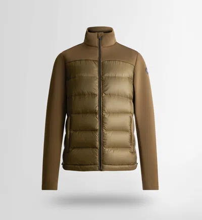 Fusalp Mike Quilted Zip-fastening Jacket In Brown